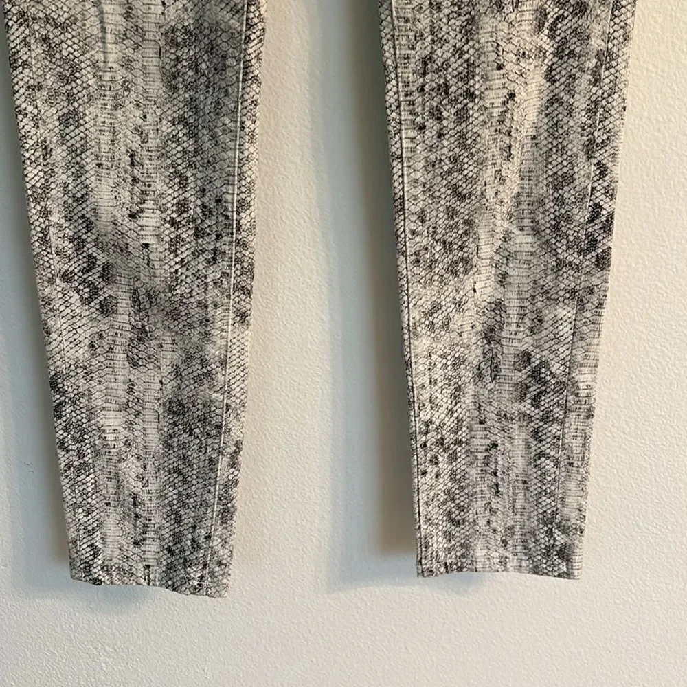 The Kooples Skin White Snake Print Pants Jeans Size 28
